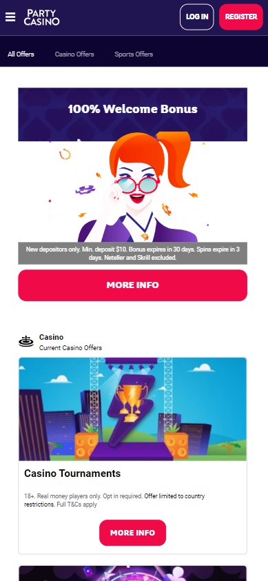 festa casino mòbil