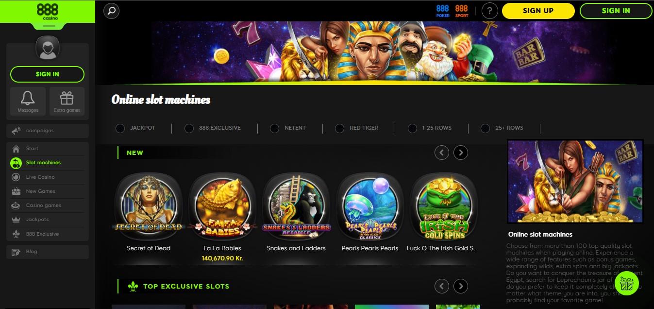 888 escurabutxaques de casino