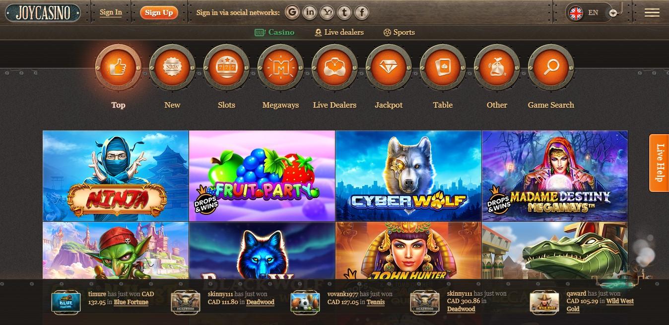 slots d'alegria