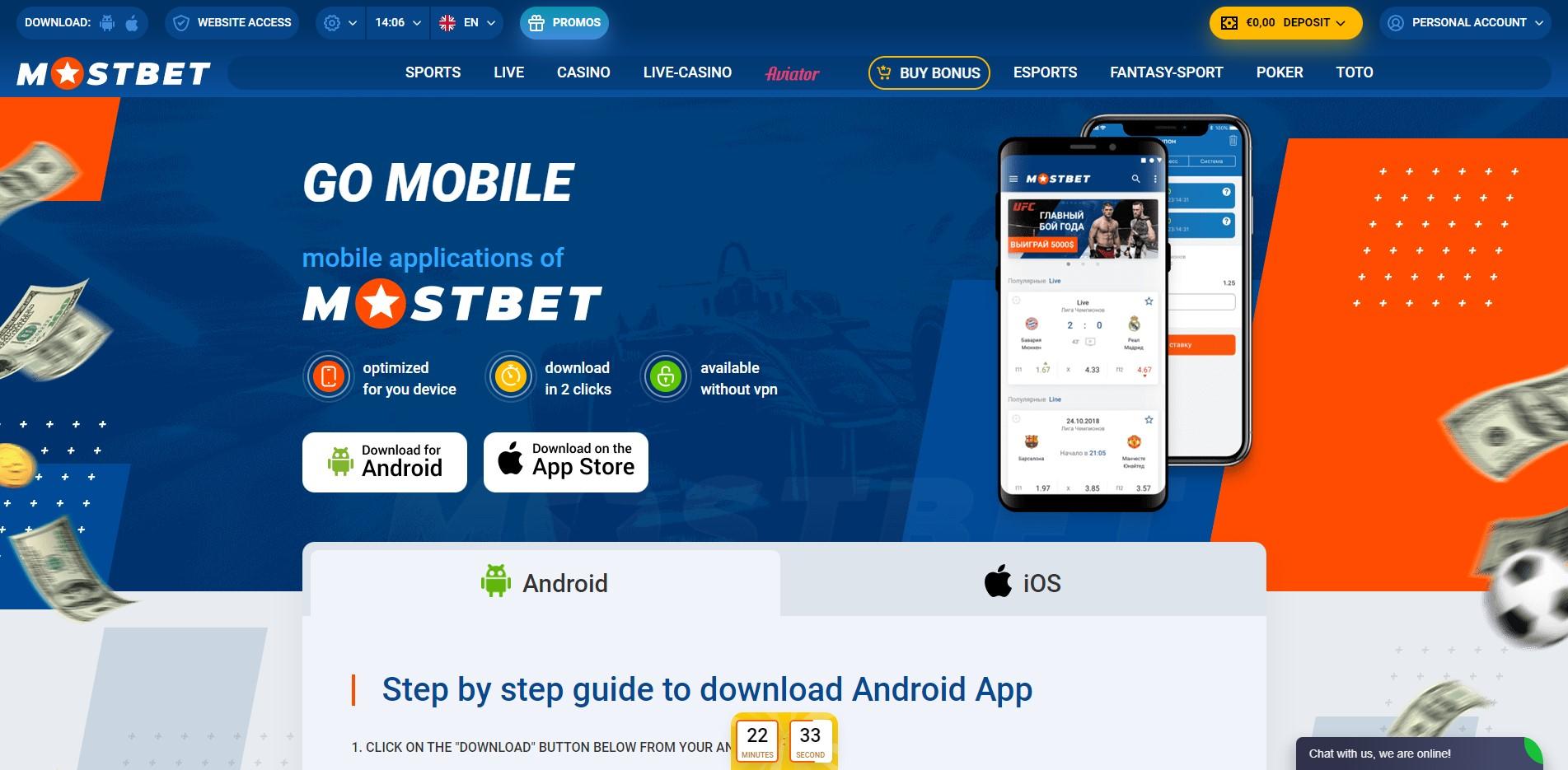 descarregar-mostbet-android
