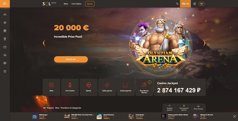 sol casino